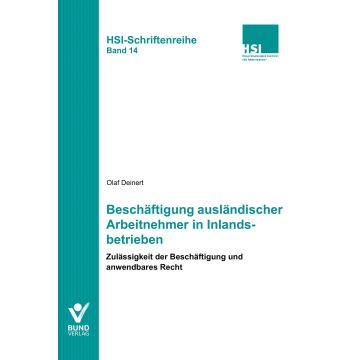 Beschäftigung ausländischer Arbeitnehmer in Inlandsbetrieben